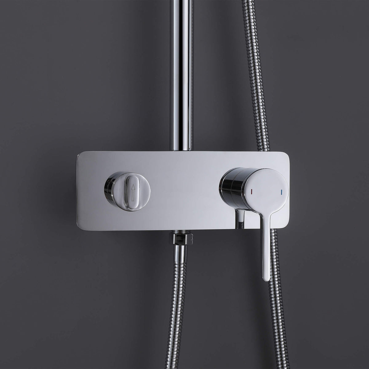 3-Function Exposed Tub Shower System with 3-Mode Hand Shower