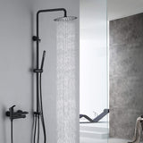 Adjustable 3-Function Shower System with Foldable Tub Spout