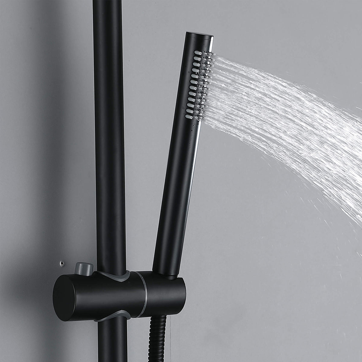 Adjustable 3-Function Shower System with Foldable Tub Spout