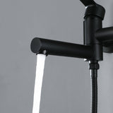 Adjustable 3-Function Shower System with Foldable Tub Spout