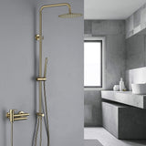 Adjustable 3-Function Shower System with Foldable Tub Spout
