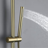 Adjustable 3-Function Shower System with Foldable Tub Spout