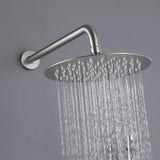 Wall-Mounted Shower System with Tub Spout and Triple Spray Options