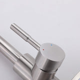 Single-Handle Bathroom Faucet with 360° Rotatable Spout