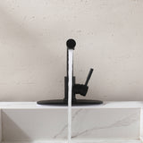 Single-Handle Bathroom Faucet with 360° Rotatable Spout