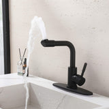 Single-Handle Bathroom Faucet with 360° Rotatable Spout