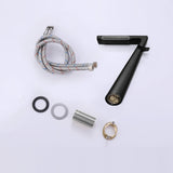 Designer Waterfall Faucet with Angled Body and Side Handle