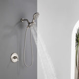 Dual Shower Head System with High-Pressure 7-Function Rain Shower Head