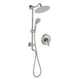 3-Spray Shower Set with 10″ Shower Head & Hand Sprayer