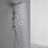 3-Spray Shower Set with 10″ Shower Head & Hand Sprayer