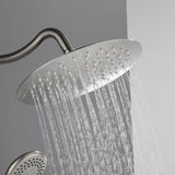 Wall Mount Shower System with 3 Spray Patterns Hand Shower and 10" Showerhead JK0194