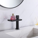 Flat Spout Waterfall Basin Tap with Single Lever Mixer