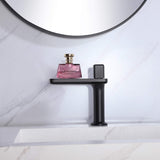 Flat Spout Waterfall Basin Tap with Single Lever Mixer