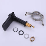 Flat Spout Waterfall Basin Tap with Single Lever Mixer