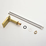 Flat Spout Waterfall Basin Tap with Single Lever Mixer