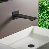 Wall-Mounted Bathroom Sink Faucet with Creative Single Handle Design
