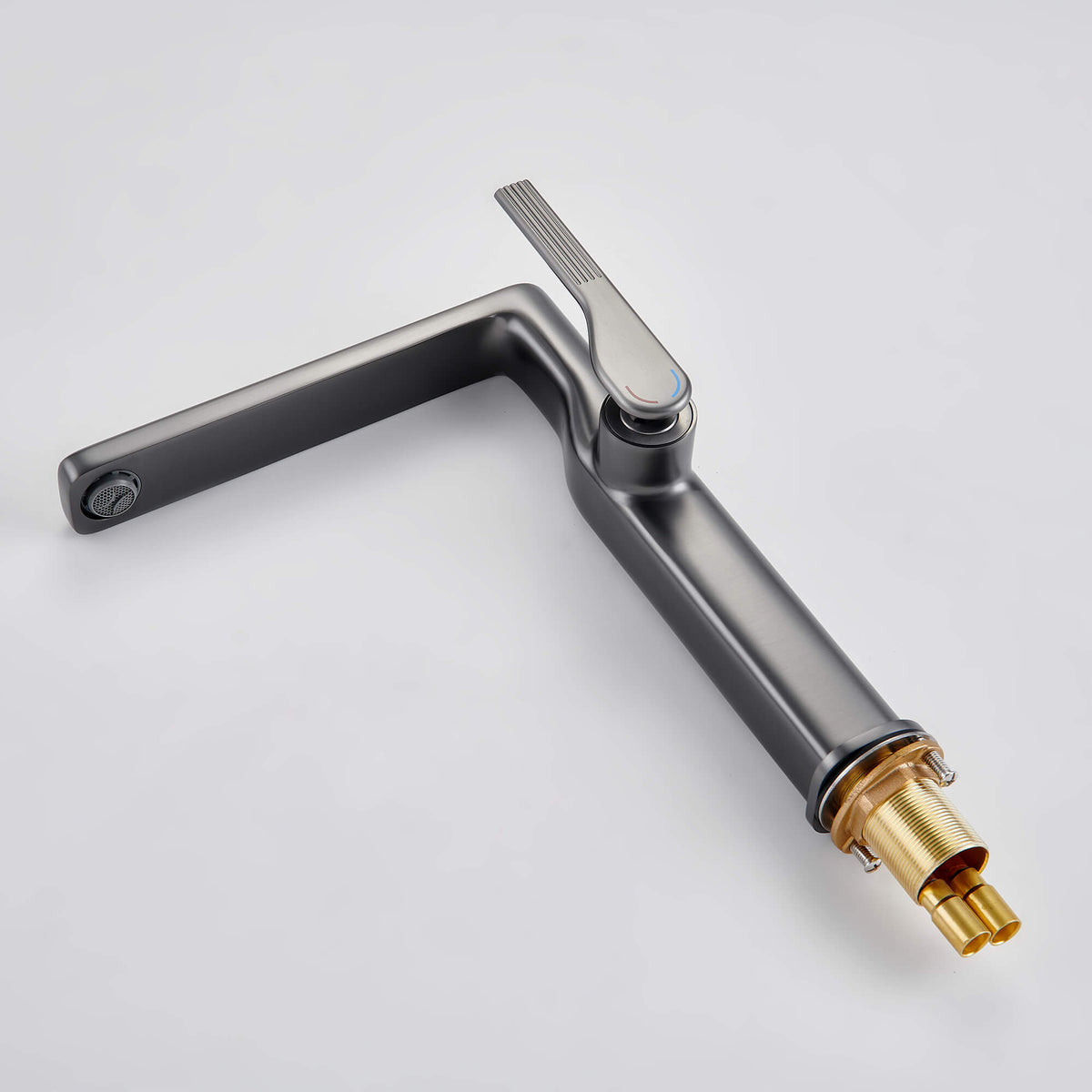 Tall Single-Handle Vessel Sink Faucet with Aerated Flow