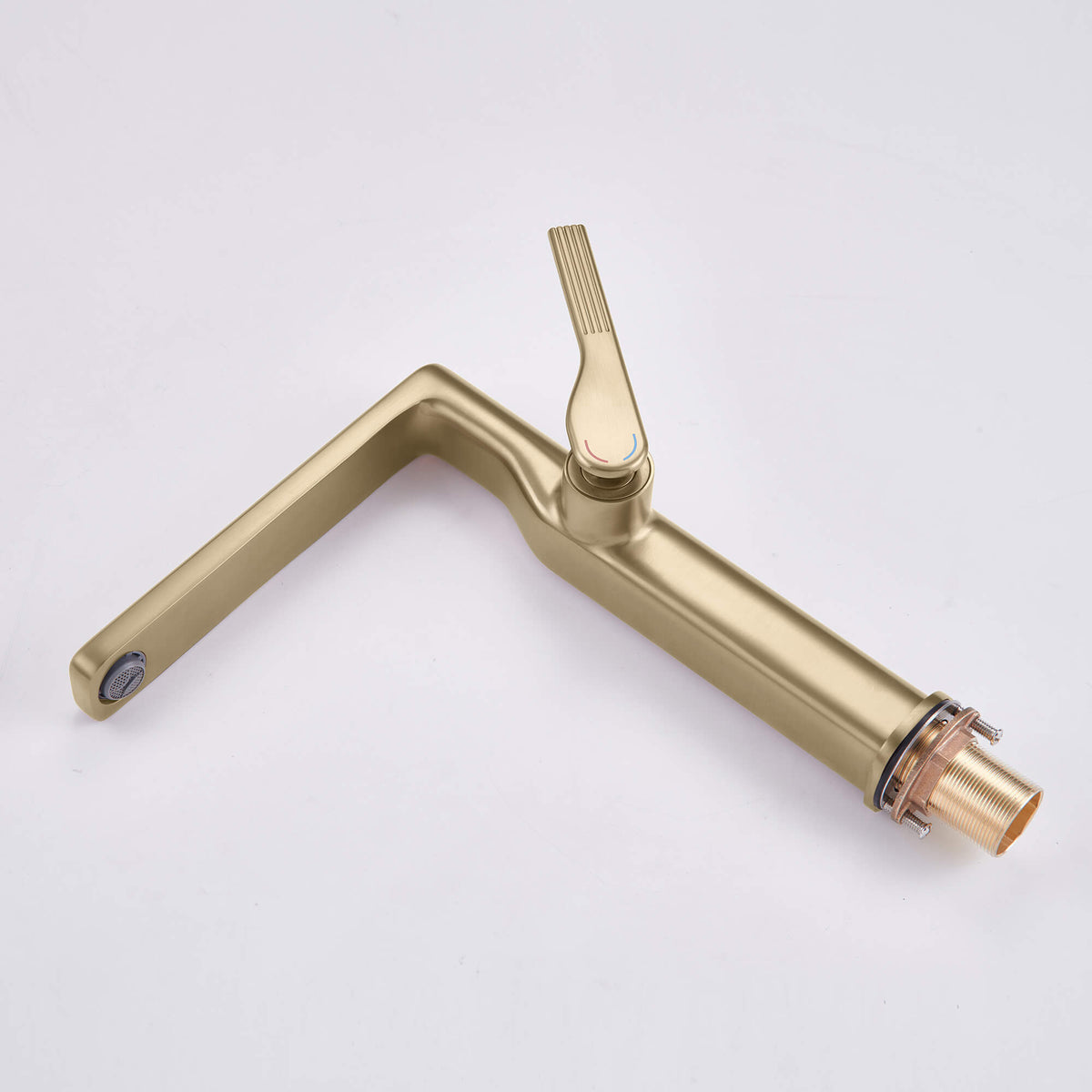 Tall Single-Handle Vessel Sink Faucet with Aerated Flow