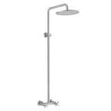 Outdoor Shower Fixtures with 10" Rainfall Shower Head and Dual Handle Control