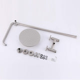 Outdoor Shower Fixtures with 10" Rainfall Shower Head and Dual Handle Control