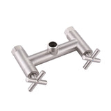 Outdoor Shower Mixer Valve Replacement for Dual Handle Wall-Mounted Outdoor Shower System