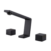 3-Hole 2-Handle Widespread Bathroom Sink Faucet with Modern Design