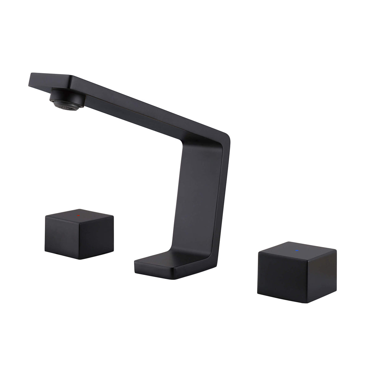 3-Hole 2-Handle Widespread Bathroom Sink Faucet with Modern Design
