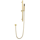 Square Handheld Shower Head with Slide Bar High-Pressure Hand Shower with Adjustable Rail