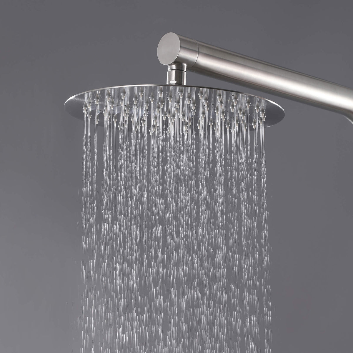316 Stainless Steel Outdoor Shower with 10-Inch Rain Shower Head and Handheld Sprayer