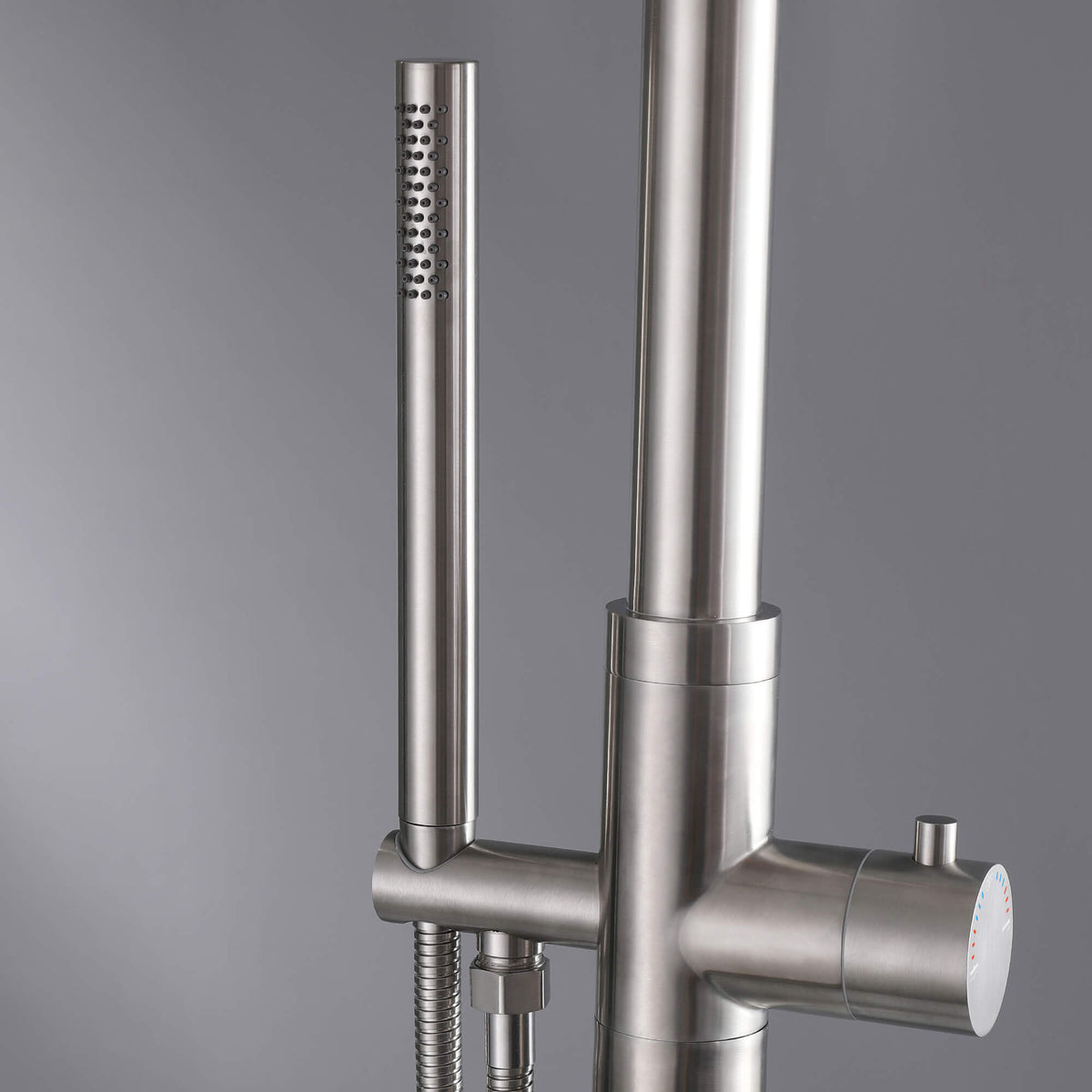 316 Stainless Steel Outdoor Shower with 10-Inch Rain Shower Head and Handheld Sprayer