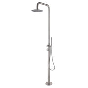 316 Stainless Steel High-Pressure Outdoor Shower with Handheld & Overhead Shower