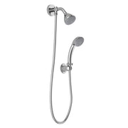 Wall-Mounted High-Pressure Chrome Dual/Combo Shower Head Set