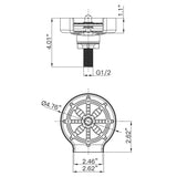 Glass Rinser for Kitchen Sink – Stainless Steel Cup Washer