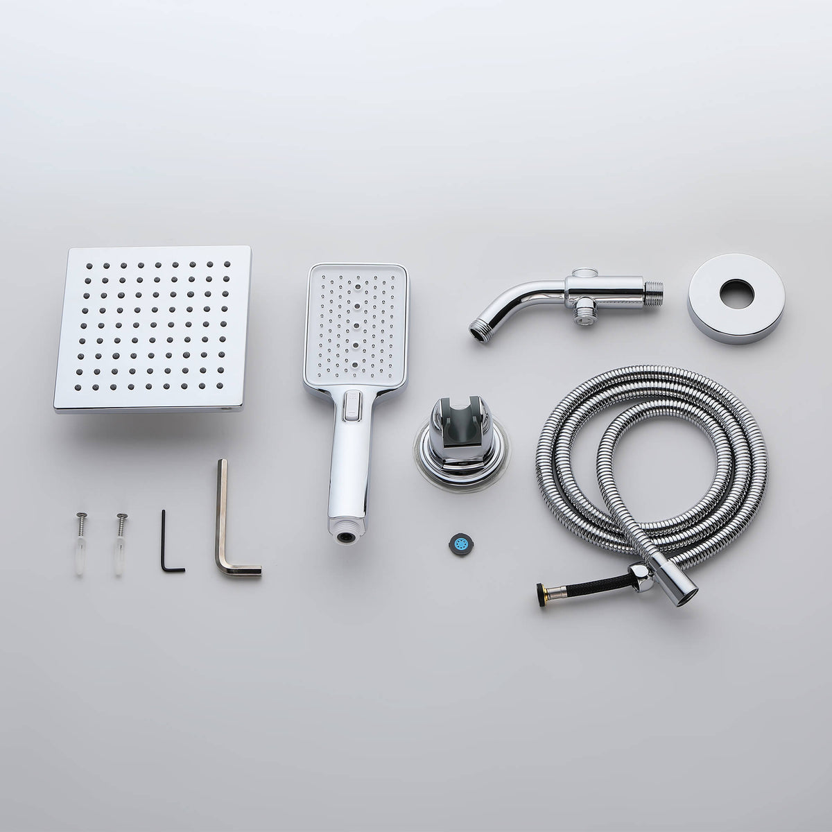 Rain Shower Head and Multi-Function Handheld Combo 304 Stainless Steel