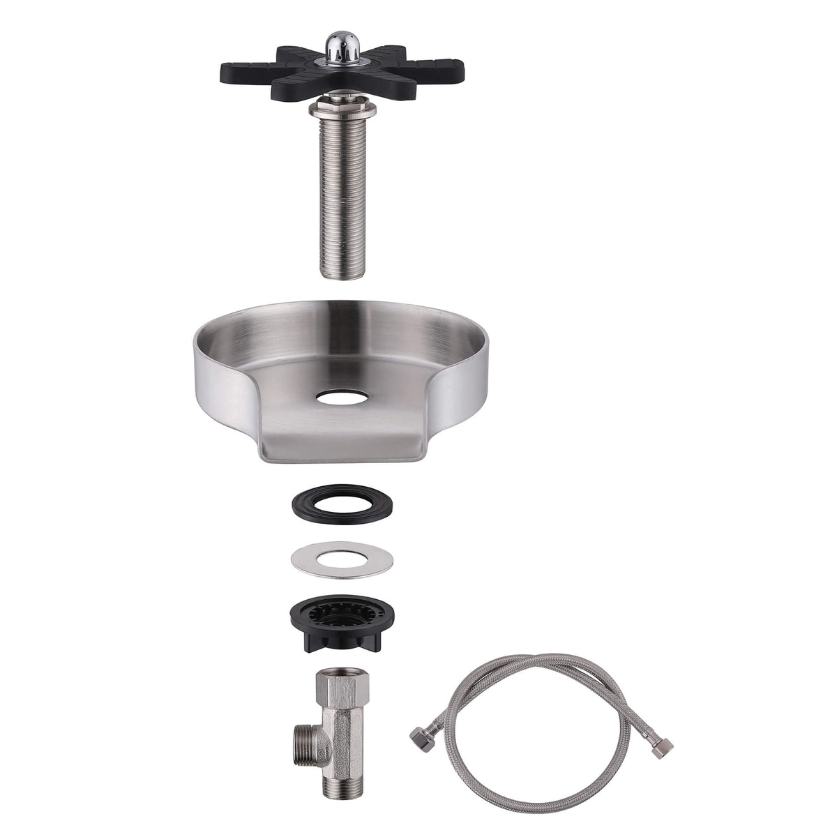 Glass Rinser for Kitchen Sink – Stainless Steel Cup Washer