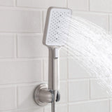 6-Inch Rainfall Showerhead/Handheld Combo  304 Stainless Steel (Valve Not Included)