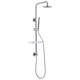 Rainfall Shower System with 3-Function Handheld and Shelf