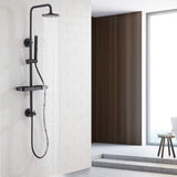 Rainfall Shower System with 3-Function Handheld and Shelf