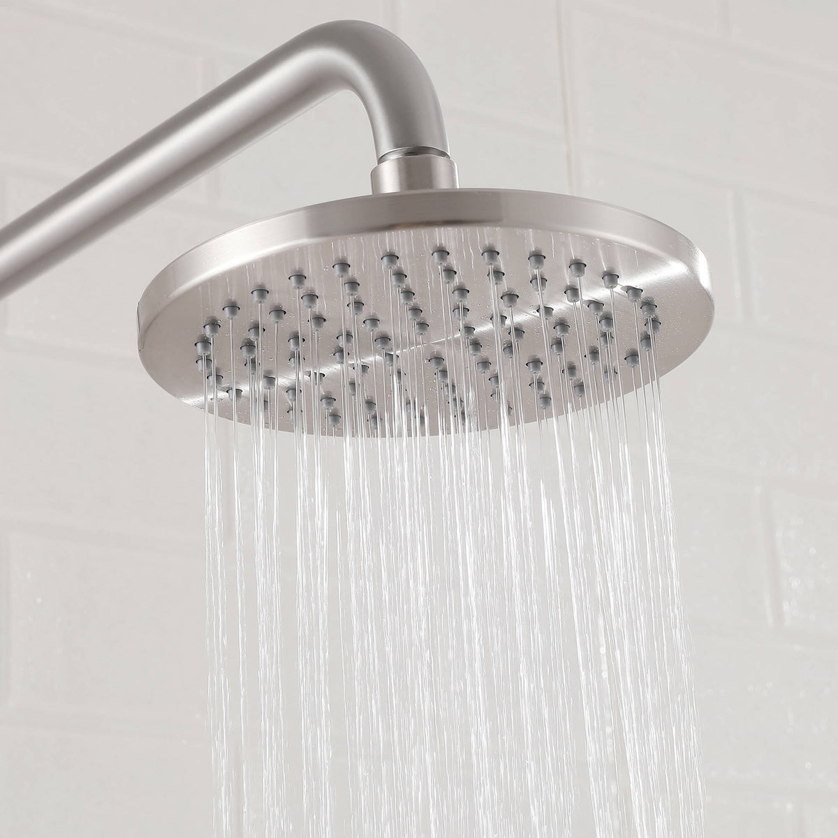 Rainfall Shower System with 3-Function Handheld and Shelf