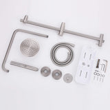 Rainfall Shower System with 3-Function Handheld and Shelf