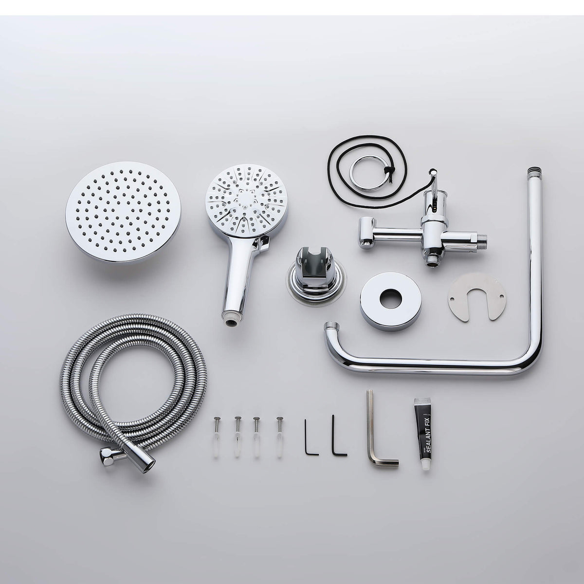 Shower Kit Handheld and Showerhead Combo Quick Retrofit Upgrade for Older Homes