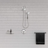 Dual Shower Head Kit with 8-Settings Handheld and Showerhead