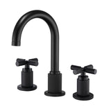 High-End Cross Handle Widespread Faucet for Vintage Bathroom Vanities