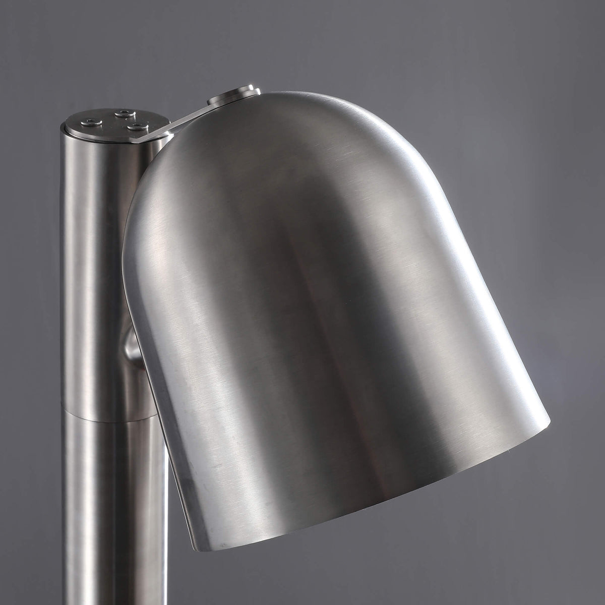 Floor Standing Stainless Steel Outdoor Shower Column Brushed Nickel