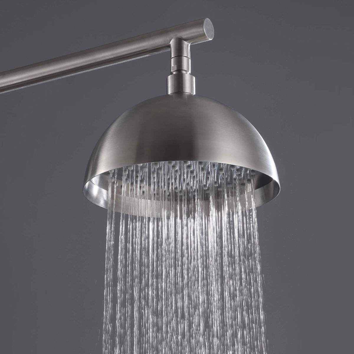 Premium 304 Stainless Steel Outdoor Shower Fixture with Rainfall & Handheld Shower