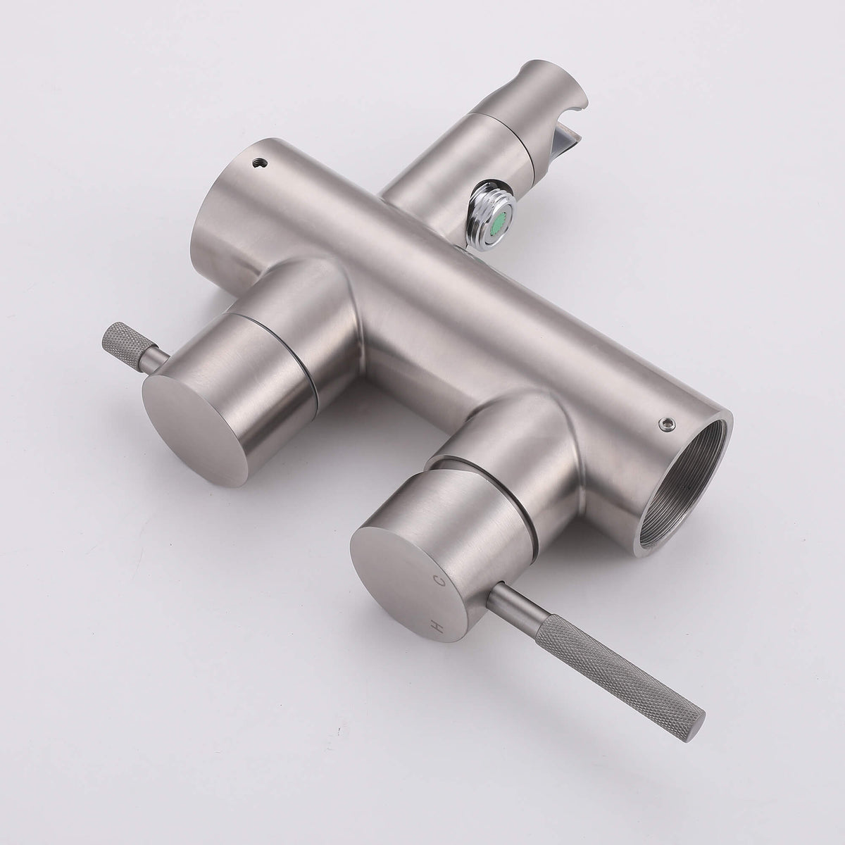 Premium 304 Stainless Steel Outdoor Shower Fixture with Rainfall & Handheld Shower