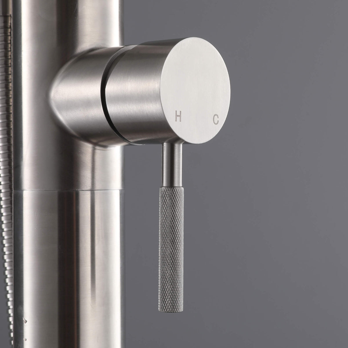 Premium 304 Stainless Steel Outdoor Shower Fixture with Rainfall & Handheld Shower