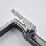 Modern Tall Basin Faucet with Single Handle and Pop-Up Drain Vessel Sink Bathroom Faucet