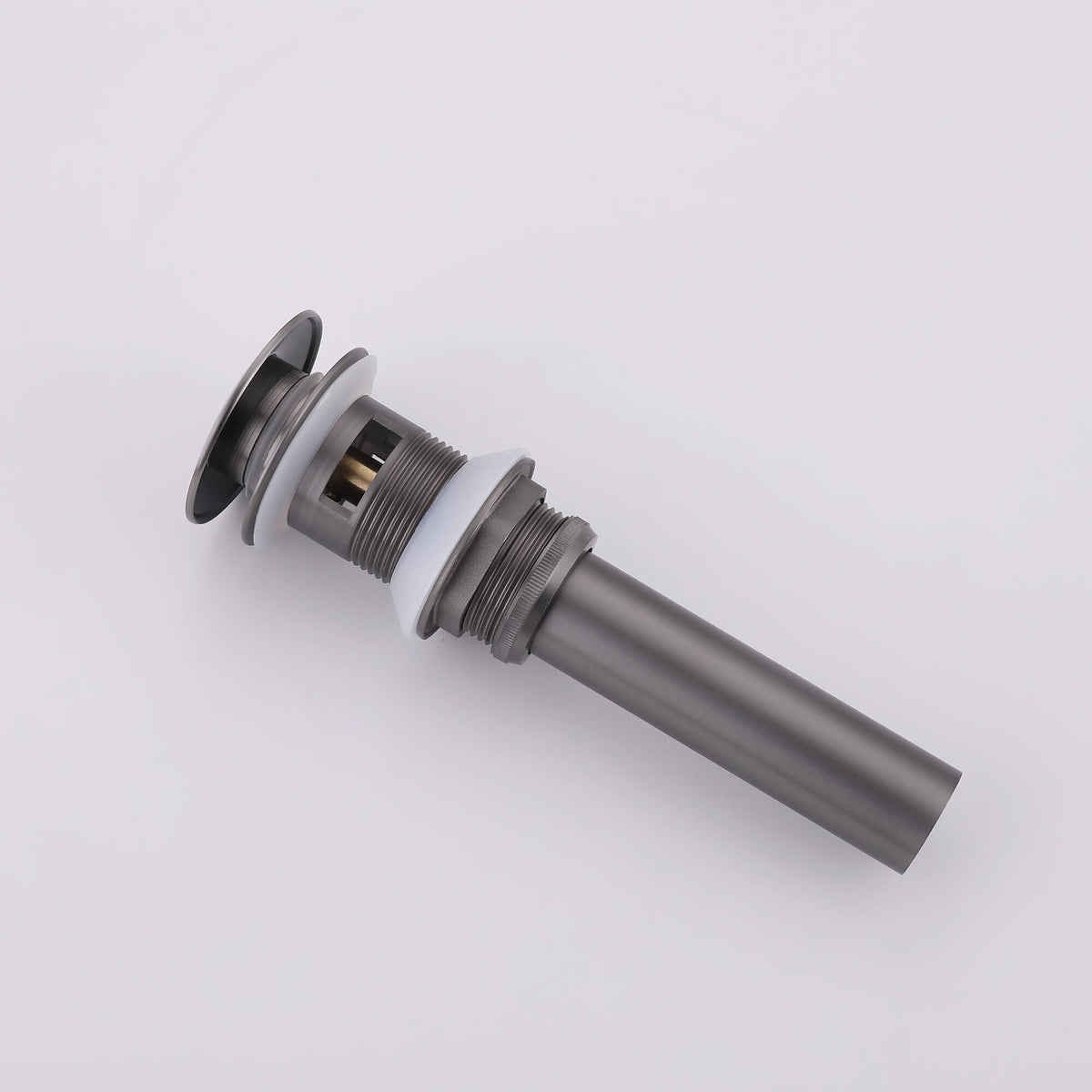 Modern Tall Basin Faucet with Single Handle and Pop-Up Drain Vessel Sink Bathroom Faucet