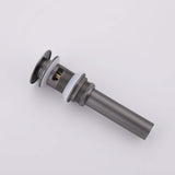 Modern Tall Basin Faucet with Single Handle and Pop-Up Drain Vessel Sink Bathroom Faucet